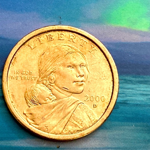 2000 D Sacagawea One Dollar USA Coin - Picture 1 of 2